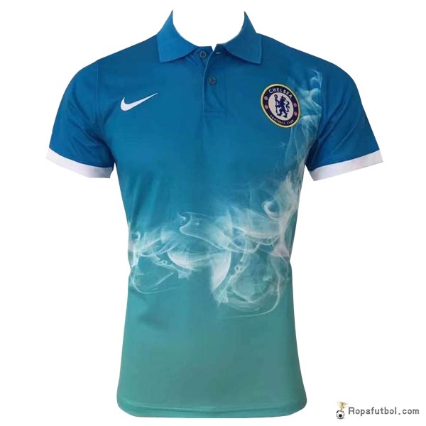 Polo Chelsea 2017/18 Azul Verde